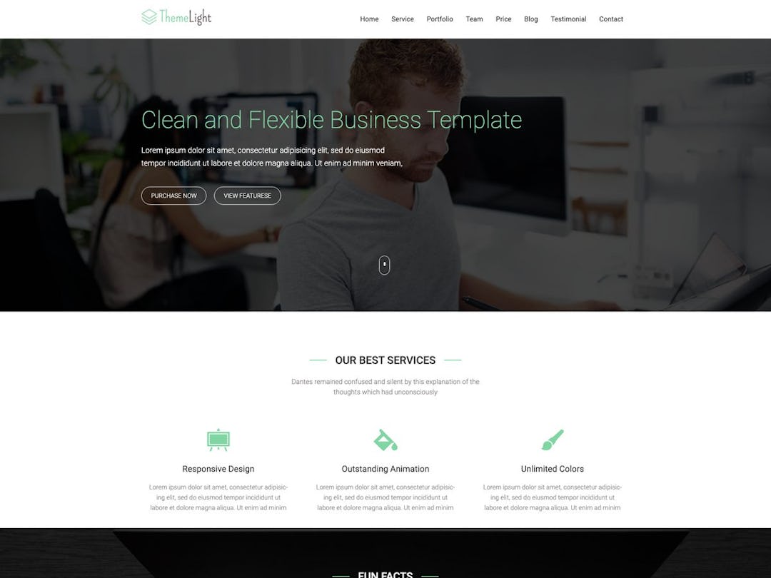 Themelight Bootstrap - Onepage Business Template
