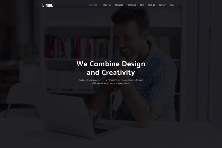free responsive one page business website template