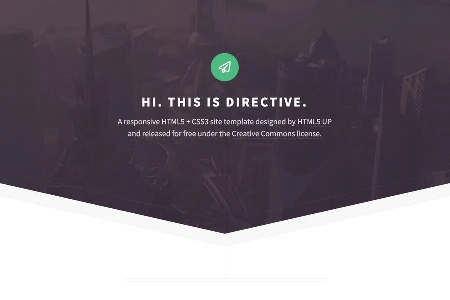 Directive - html5  website template 