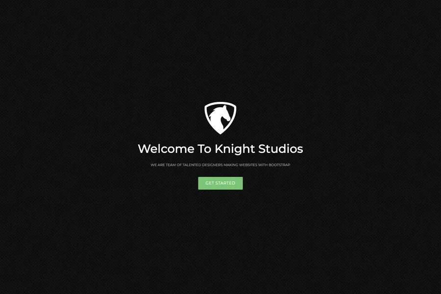 Knight – Landing page Template