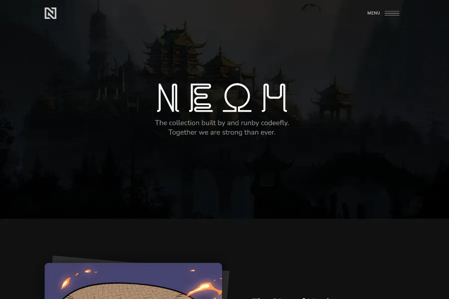 neoh nextjs landing page template