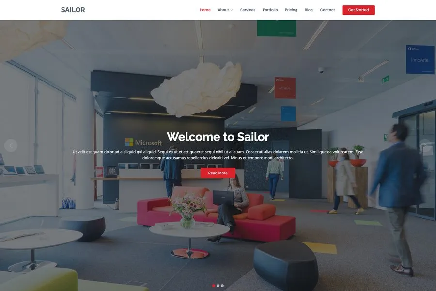 Sailor – HTML5 template