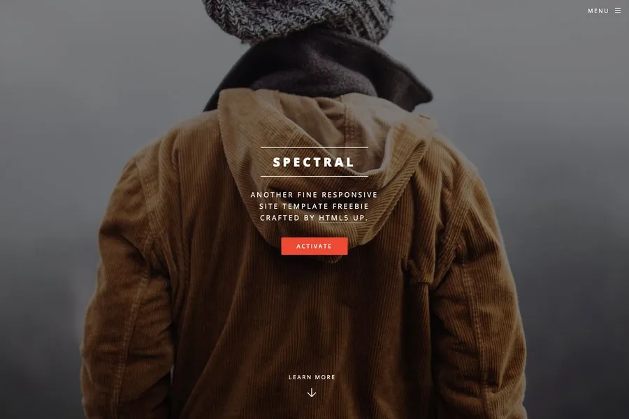 Spectral - html5 responsive business website template