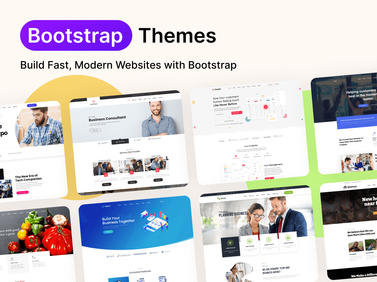 Unlock <number>+ Bootstrap Templates!
