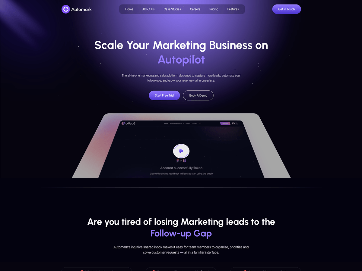 Automark Astro - A Marketing & Sales Automation Template