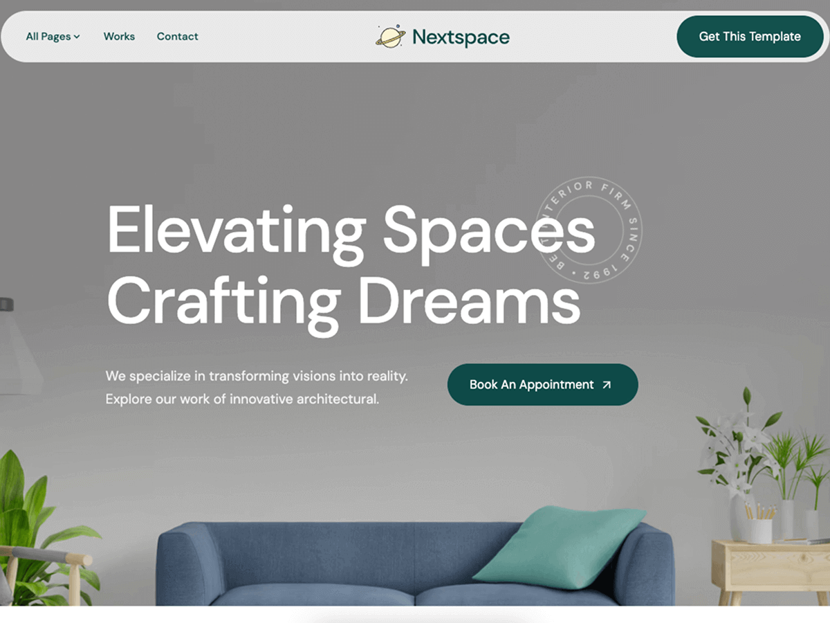 Nextspace Astro - Architecture & Interior Astro Theme