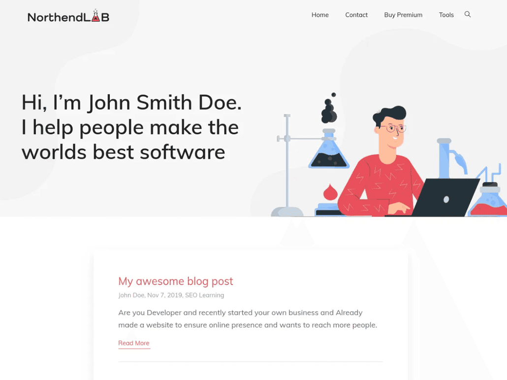 Bookworm Light - Free Multi-Author Astro Blog Theme