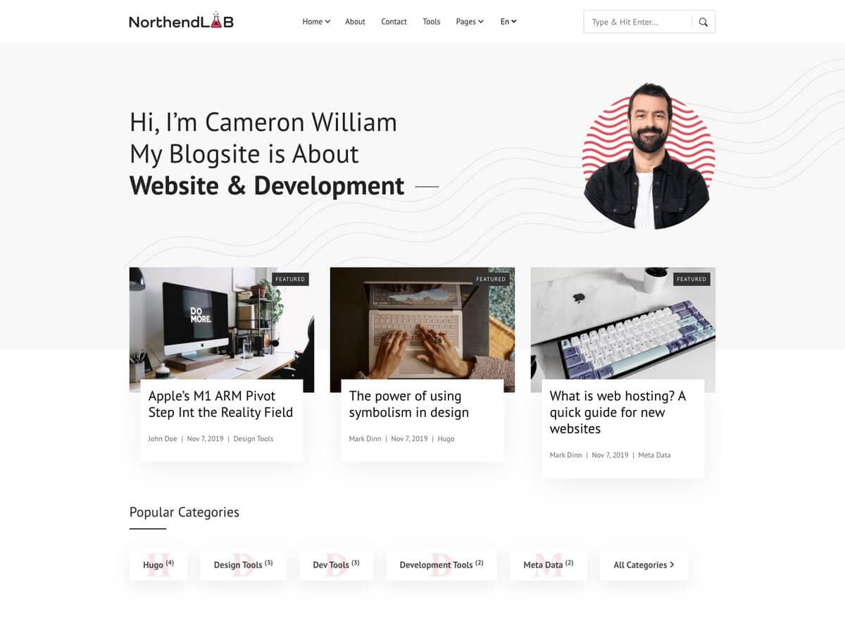 NorthendLab Jekyll - Jekyll Blog Theme