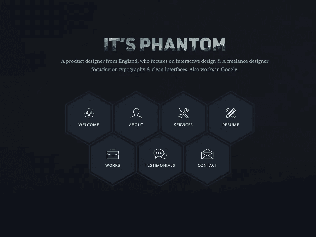 Phantom Bootstrap - Creative Portfolio Template