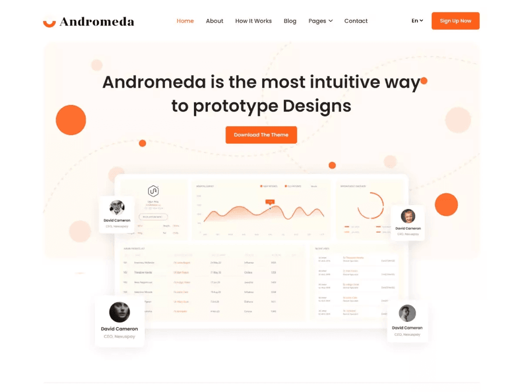 Andromeda Nextjs - Nextjs landing page