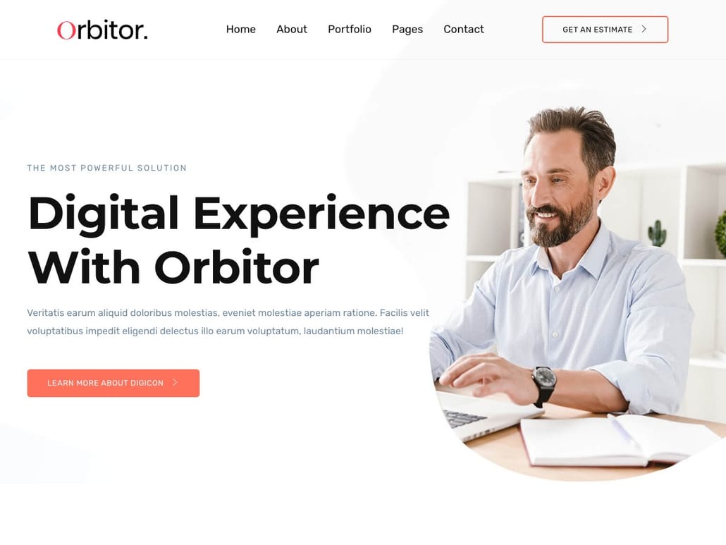 Orbitor Hugo - Digital Service Company Website Theme