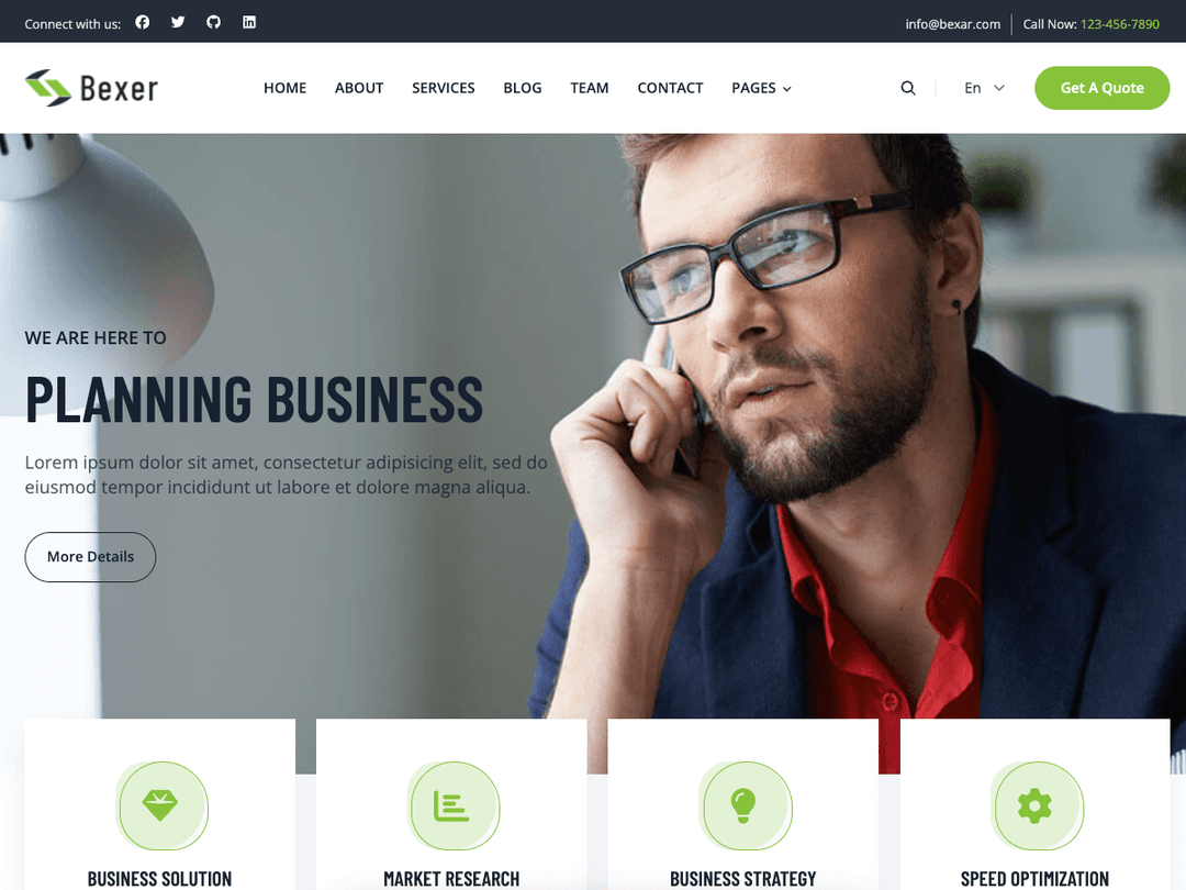 Bexer Astro - Astro Business Theme