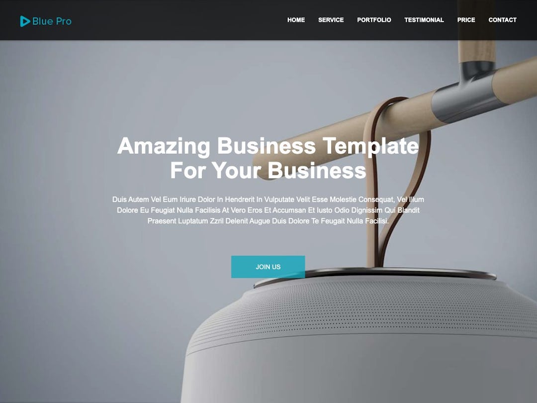 Blue Pro Bootstrap - Responsive Business Template