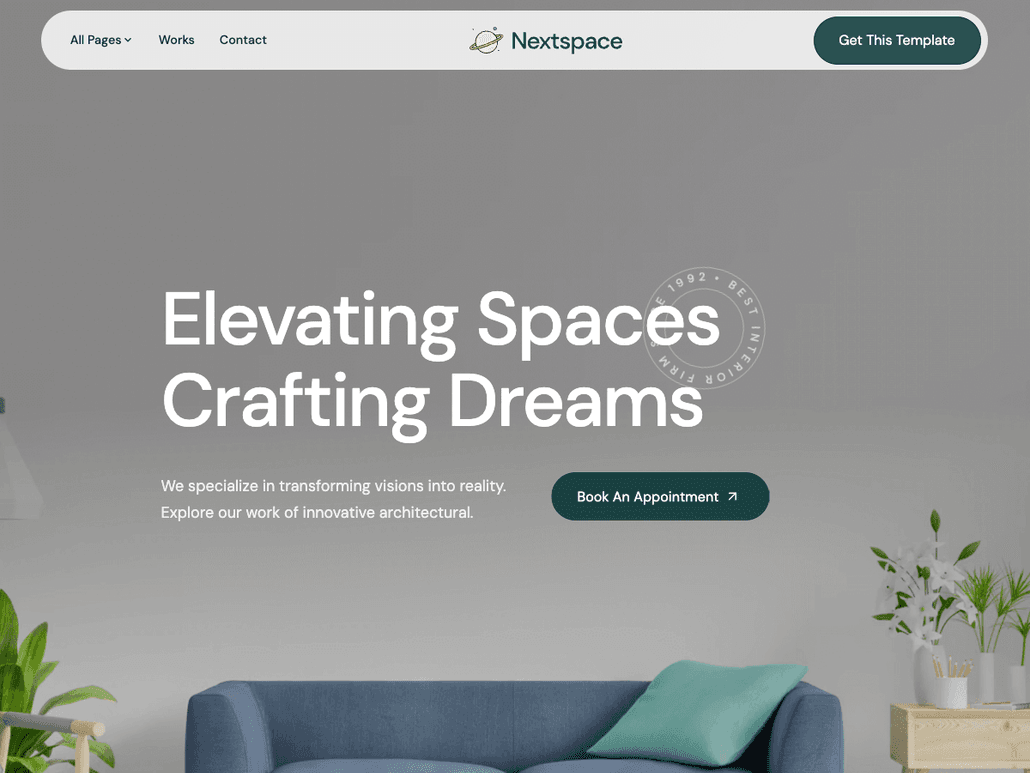 Nextspace Astro - Architecture & Interior Astro Theme