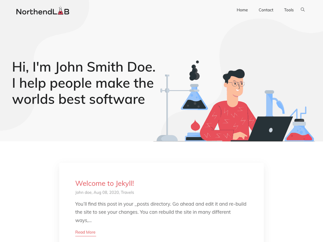 NorthendLab Jekyll - Jekyll Blog Theme