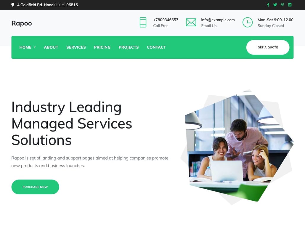 Rappo Bootstrap - Corporate Website Template