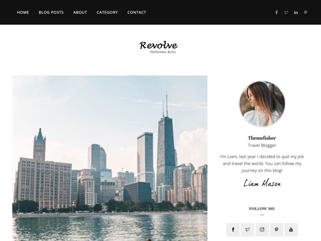 Revolve Jekyll - Jekyll Blog Theme