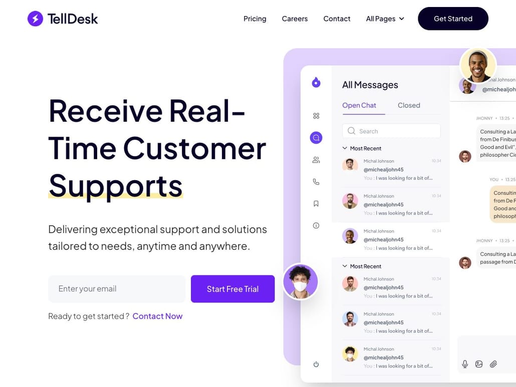 TellDesk Astro - SaaS and Startup Template