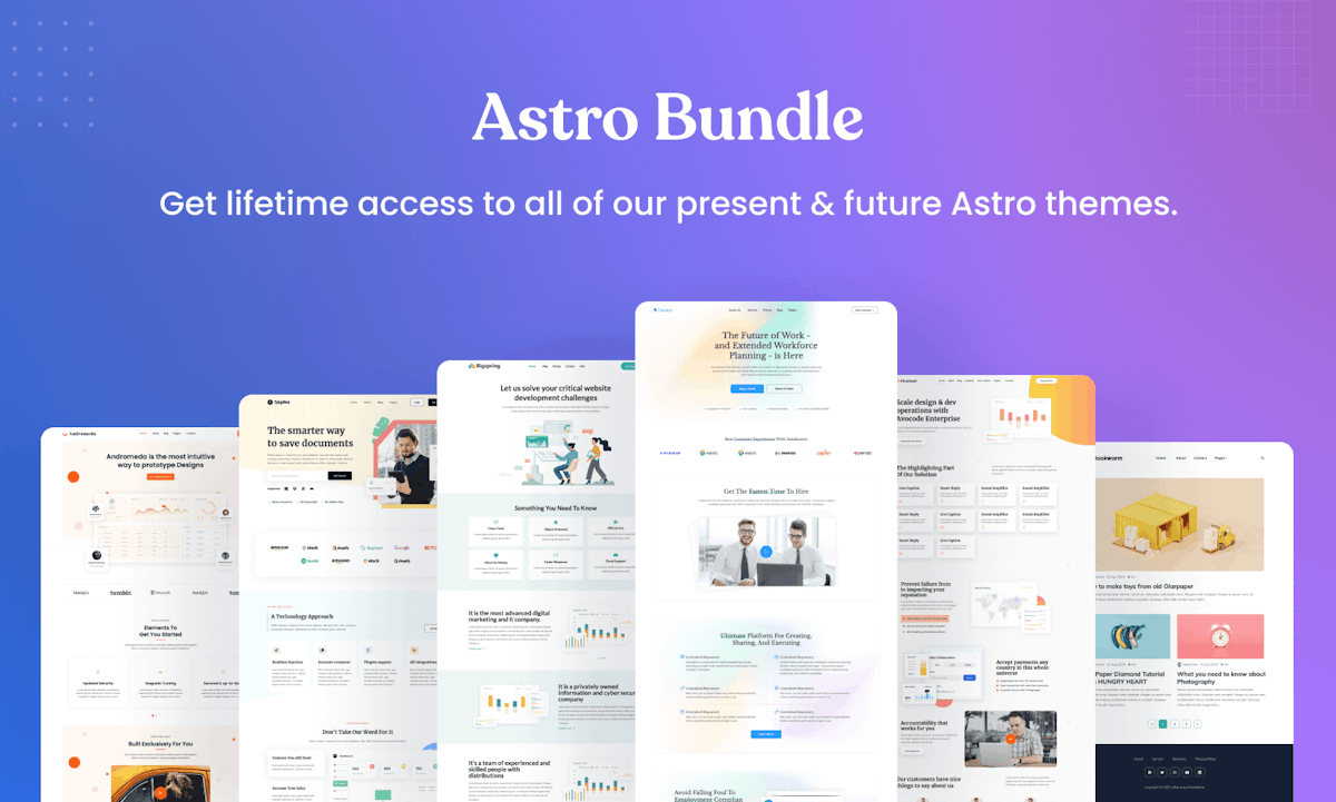 Get All Astro Themes, Forever!