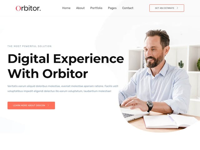 Orbitor Hugo - Digital Service Company Website Theme