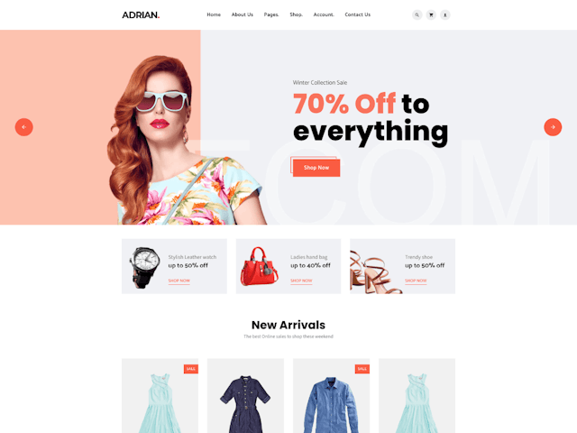 Adrian - E-commerce Template