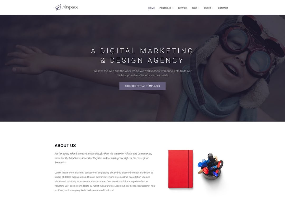 Airspace Bootstrap - Agency Template
