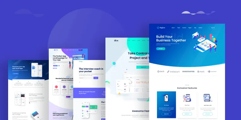30+ Best Bootstrap Landing Page Templates 2024