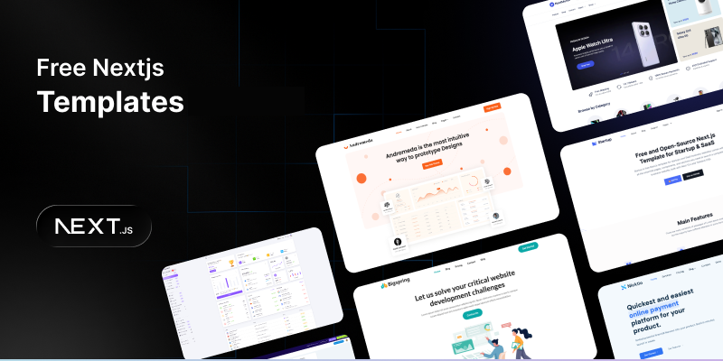 10+ Best Free Next.js Templates to Build Fast & Responsive Websites