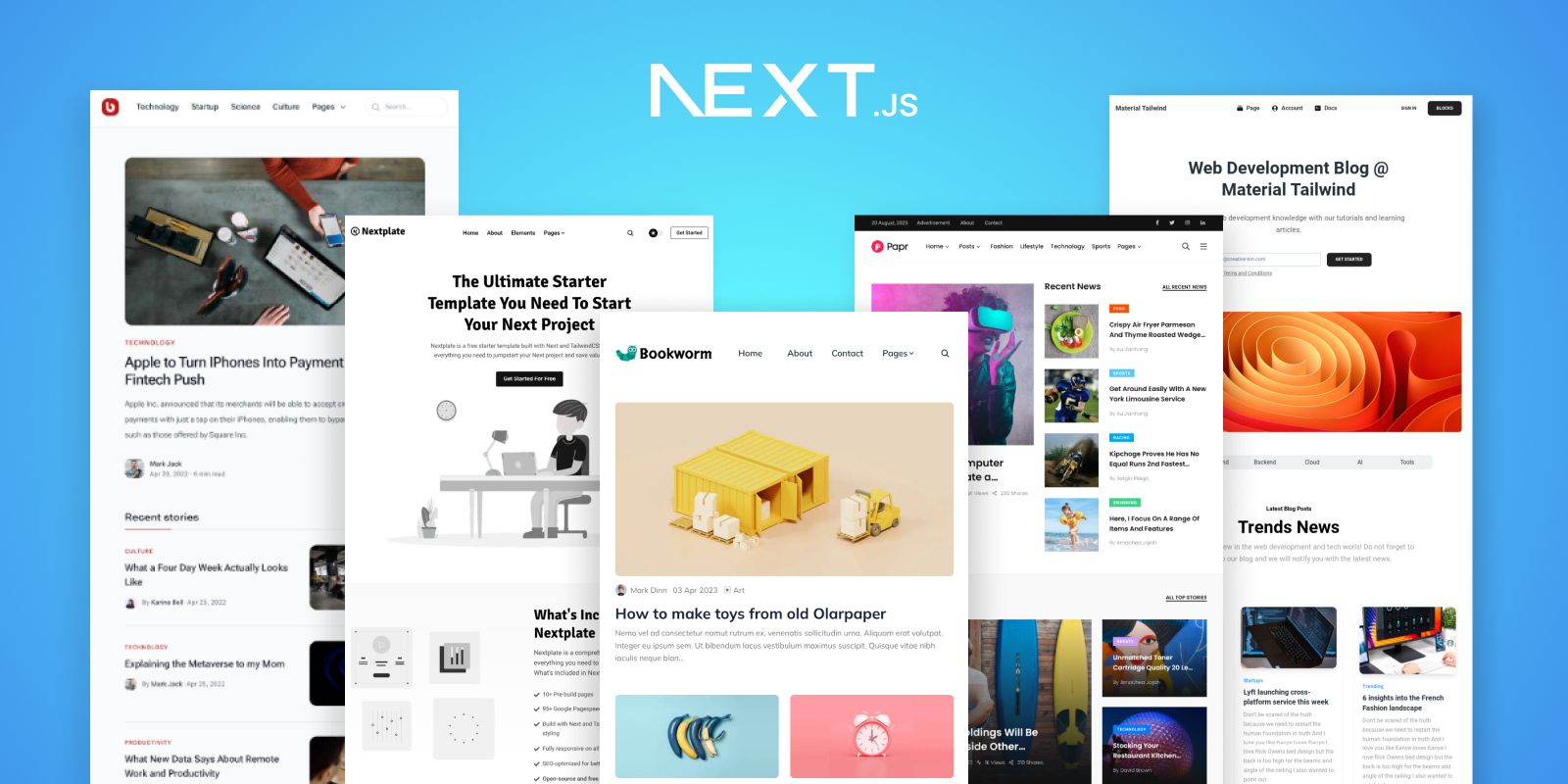 10+ Best Next.js Blog Templates for Developers and Writers (2025)