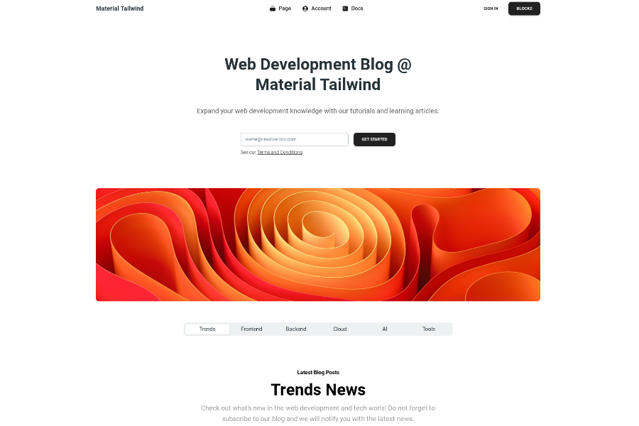 NextJS Tailwind Blog
