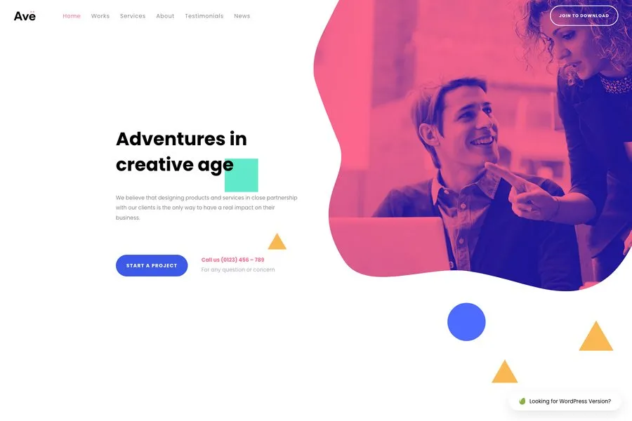 HTML5 Landing Page Templates