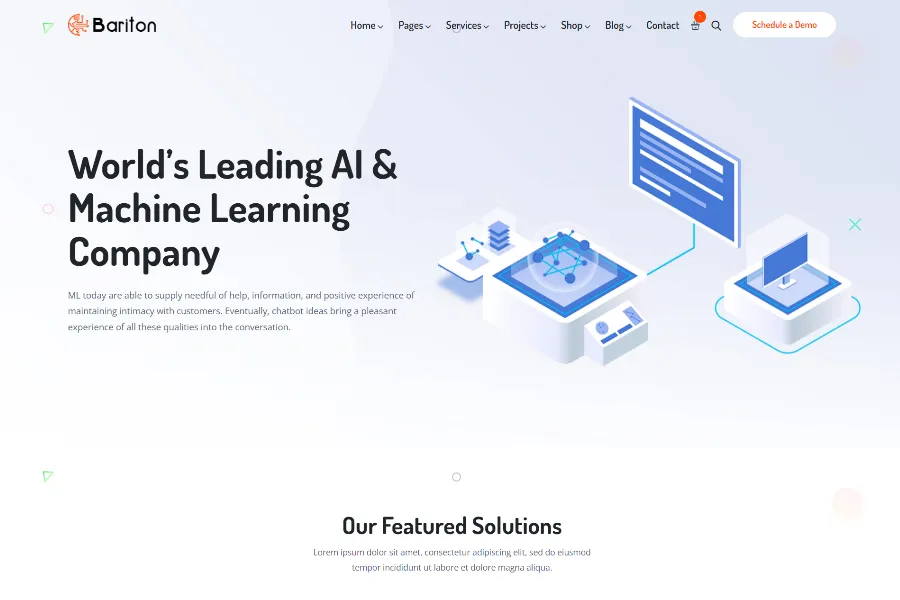 AI & Machine Learning Next Template