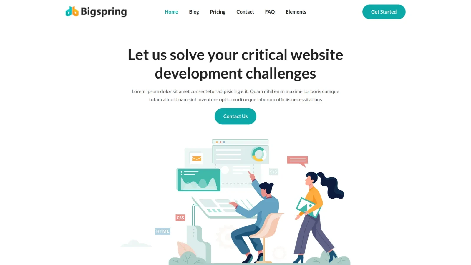 Bigspring SaaS Theme