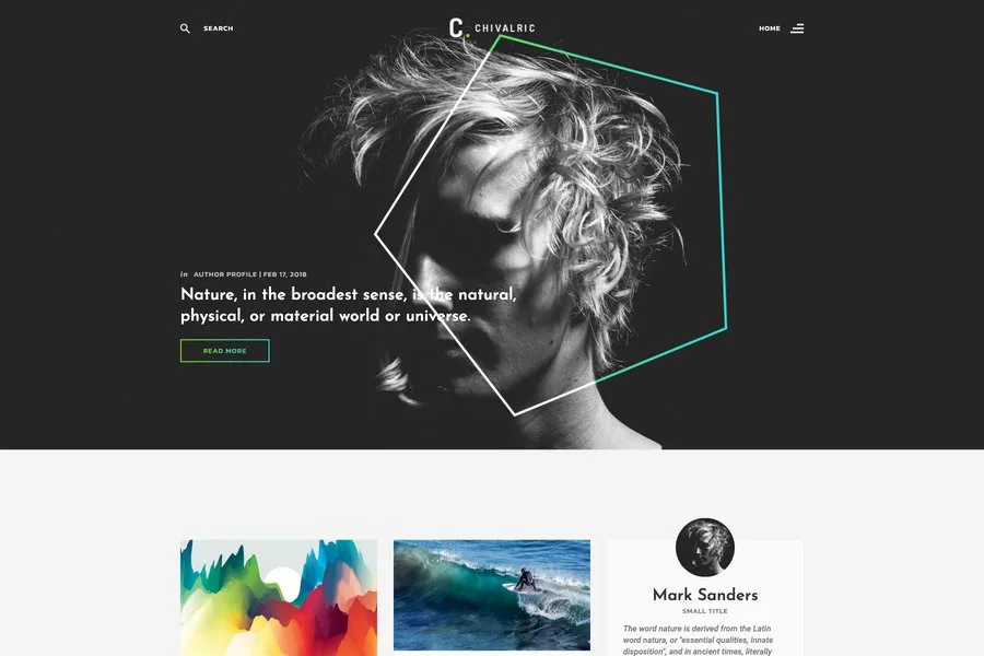 Chivalric - Bootstrap Blog Template