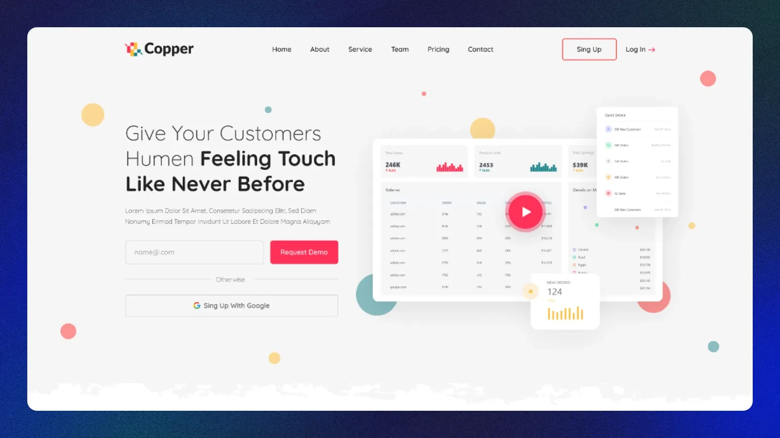 copper nextjs template
