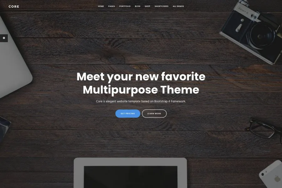 Core - Free Bootstrap Business Template