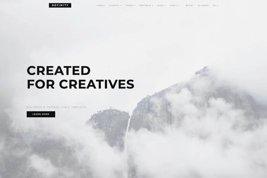definity multipurpose one page template