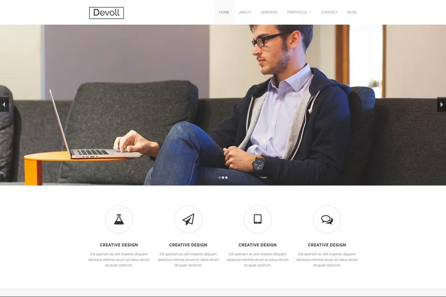 Devoll - Jekyll Company or Personal Website Template