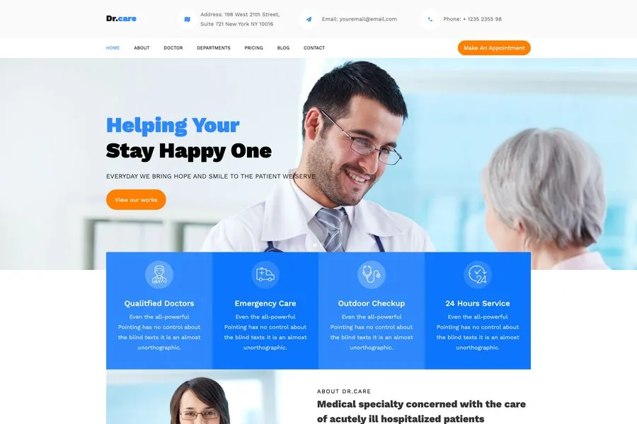 Free Medical website templates