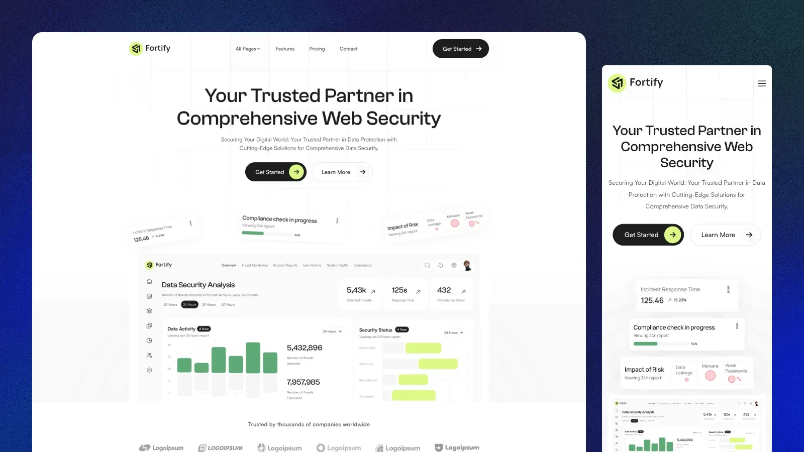 Fortify - Astro Premium SaaS Theme