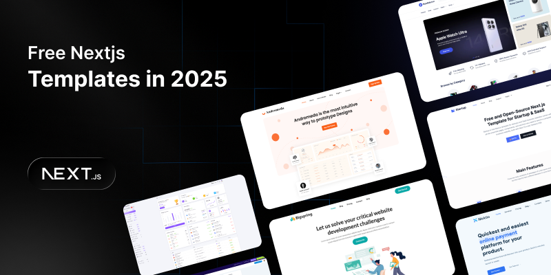Best Free Next.js Templates to Build Fast & Responsive Websites