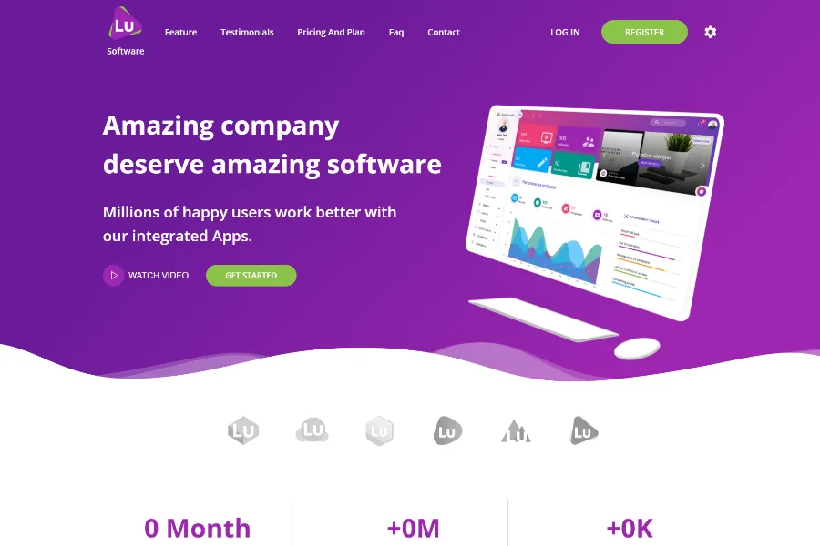 MUI Landing Page Template