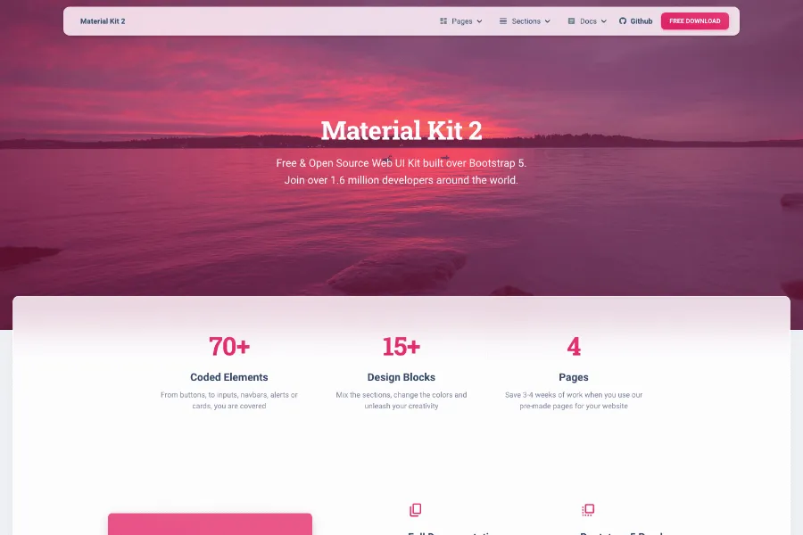bootstrap landing page themes