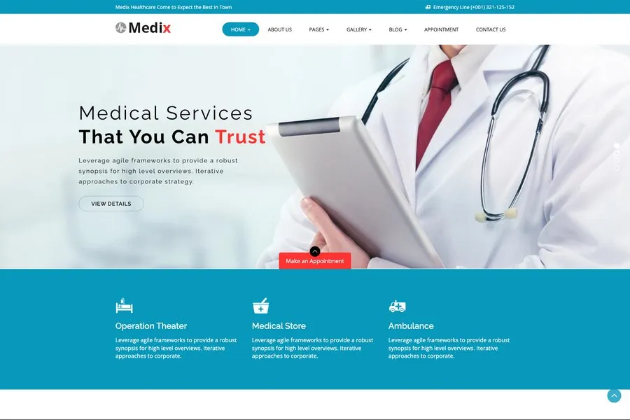 Wordpress Doctor website Themes