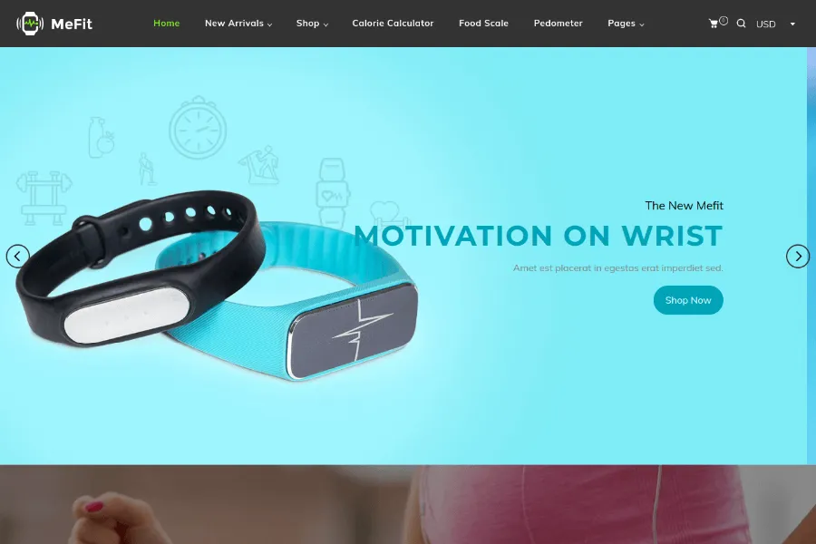 MeFit - Shopify One Product Theme For Fitness Products