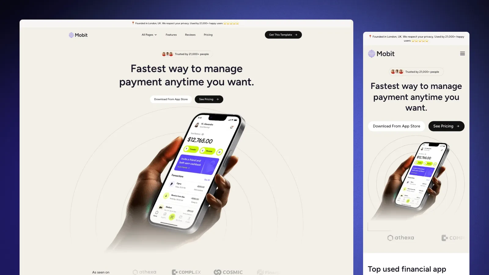 mobit nextjs template
