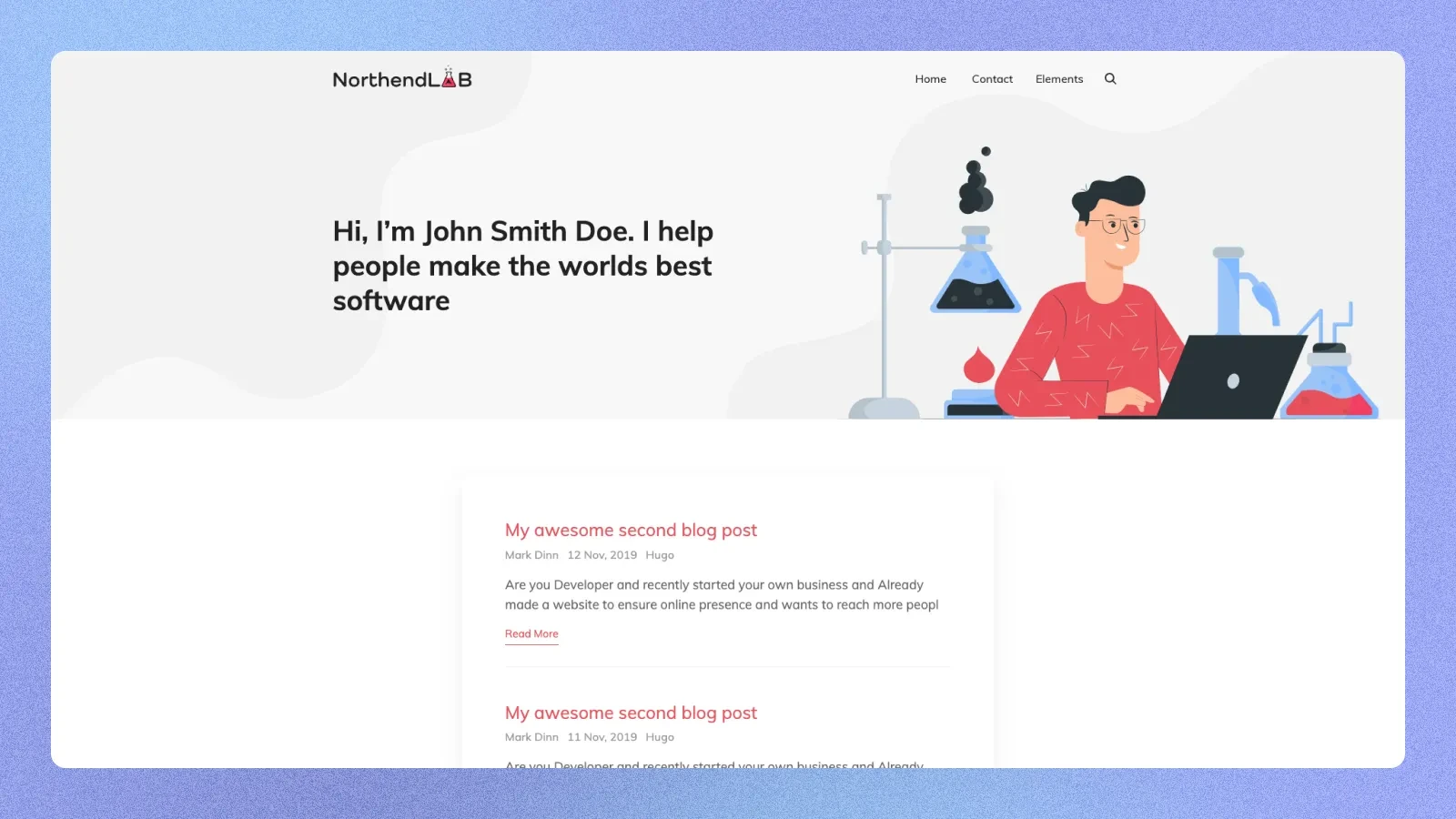 Northendlab astro theme