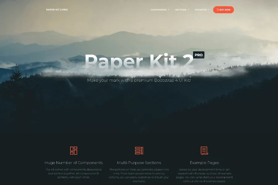 bootstrap landing page themes