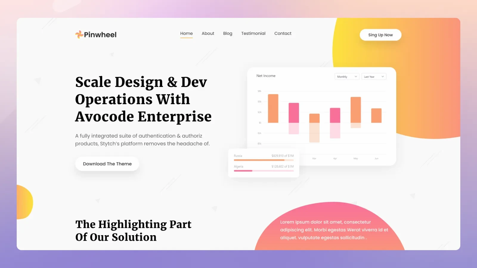 Pinwheel Astro SaaS Theme