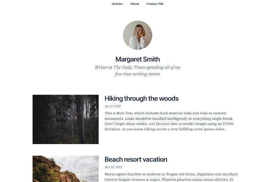 Next.js Starter Prismic Blog